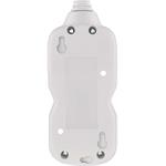 Emos P0213, predlžovací kábel 3 m, 2 zásuvka, biely, PVC, 1 mm2