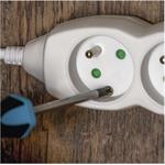 Emos P0511, predlžovací kábel 1,5m, 5 zásuvka, PVC, biely