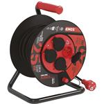 Emos P084253, predlžovací kábel gumový IP44 na bubne, 4 zásuvky, 25m, 2,5mm2