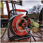 Emos P084255, predlžovací kábel guma-guma, bubon kovový 4 zásuvky, 25m, 1,5mm2