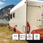 Emos P084255, predlžovací kábel guma-guma, bubon kovový 4 zásuvky, 25m, 1,5mm2