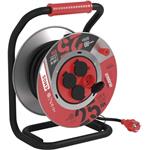 Emos P084255, predlžovací kábel guma-guma, bubon kovový 4 zásuvky, 25m, 1,5mm2