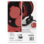 Emos P084256, vonkajší predlžovací kábel na bubne 25 m, 4 zásuvky, guma, 230 V, 1,0 mm2, IP44