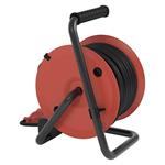 Emos P084256, vonkajší predlžovací kábel na bubne 25 m, 4 zásuvky, guma, 230 V, 1,0 mm2, IP44