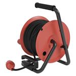 Emos P084256, vonkajší predlžovací kábel na bubne 25 m, 4 zásuvky, guma, 230 V, 1,0 mm2, IP44