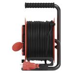 Emos P084256, vonkajší predlžovací kábel na bubne 25 m, 4 zásuvky, guma, 230 V, 1,0 mm2, IP44