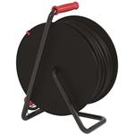 Emos P084503, vonkajší predlžovací kábel na bubne 50 m, 4 zásuvky, čierny, guma-neoprén, 230V, 2,5 mm2
