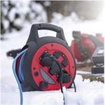 Emos P08520W weatherproof, predlžovací kábel na bubne 20 m, 3 zásuvky, modrý, PVC, 230 V, 1,5 mm2