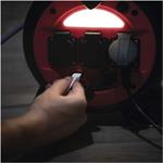 Emos P08520W weatherproof, predlžovací kábel na bubne 20 m, 3 zásuvky, modrý, PVC, 230 V, 1,5 mm2