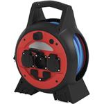 Emos P08520W weatherproof, predlžovací kábel na bubne 20 m, 3 zásuvky, modrý, PVC, 230 V, 1,5 mm2