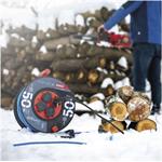 Emos P08550W weatherproof, predlžovací kábel na bubne 50 m, 4 zásuvky, modrý, PVC, 230 V, 1,5 mm2