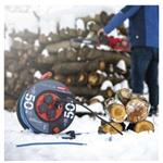 Emos P08550W weatherproof, predlžovací kábel na bubne 50 m, 4 zásuvky, modrý, silikónový, 230 V, 1,5 mm2