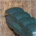 Emos P1312Z, predlžovací kábel 2 m, 3 zásuvky, s vypínačom, zelená, PVC, 1 mm2