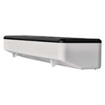 Emos P1412SM GoSmart, predlžovací kábel 2m, 4 zásuvky, s vypínačom, USB, biely-čierny, PVC, 1,5 mm2