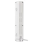 Emos P1412SM GoSmart, predlžovací kábel 2m, 4 zásuvky, s vypínačom, USB, biely-čierny, PVC, 1,5 mm2