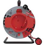 Emos P19150, predlžovací kábel na navíjacom bubne 230V, 1x zásuvka 50m, oranžový, 1,5mm2