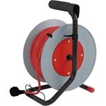 Emos P194151, predlžovací kábel na navíjacom bubne 230V, 4x zásuvka 15m, čierny, 1 mm2