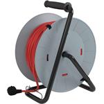 Emos P19450P, predlžovací kábel na bubne 50 m, 4 zásuvky, červený, PVC, 230 V, 1,5 mm2