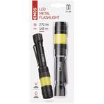 Emos P3112, 360° COB LED kovové svietidlo, 270 lm, 2× AA