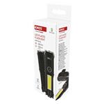 Emos P3214, nabíjateľná plastová LED/COB LED ručná baterka, 150 lm
