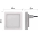 Emos P3316, LED nočné svetlo s fotosenzorom do zásuvky