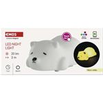 Emos P3325, LED nočné svetlo medveď, dobíjateľný