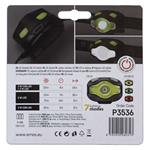 Emos P3536, COB LED + LED čelovka, 220 lm,100 m, 3× AAA