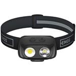 Emos P3542, COB LED nabíjacia čelovka, 500 lm, 130 m, Li-pol 1200 mAh