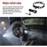 Emos P3544, LED nabíjacia čelovka, 500 lm, Li-Ion 800 mAh