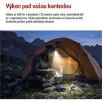 Emos P3544, LED nabíjacia čelovka, 500 lm, Li-Ion 800 mAh