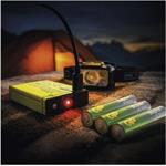 Emos P3546, LED nabíjacia čelovka, 550 lm, Li-Pol 1000 mAh / 3× AAA