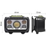 Emos P3546, LED nabíjacia čelovka, 550 lm, Li-Pol 1000 mAh / 3× AAA