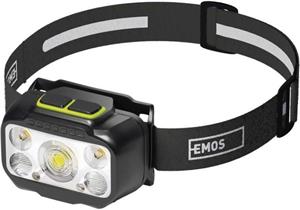 Emos P3546, LED nabíjacia čelovka, 550 lm, Li-Pol 1000 mAh / 3× AAA