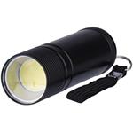 Emos P3894, LED svietidlo kovové, 3W COB LED, na 3x AAA, čierne