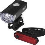 Emos P3923, LED predné + zadné nabíjateľné svietidlo na bicykel P3923, 90 lm