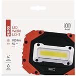 Emos P4113, COB LED pracovné svietidlo, 700 lm, 4× AA