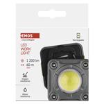 Emos P4543, COB LED nabíjací pracovný reflektor P4543, 1200 lm, 2000 mAh