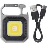 Emos P4714, nabíjateľná mini LED baterka, prívesok na kľúče, 750 lm