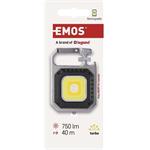 Emos P4714, nabíjateľná mini LED baterka, prívesok na kľúče, 750 lm