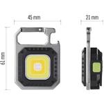 Emos P4714, nabíjateľná mini LED baterka, prívesok na kľúče, 750 lm