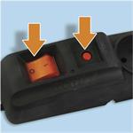 Emos P53899, prepäťová ochrana, 8 zásuviek 1,5 m, čierna