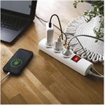 Emos P54013, prepäťová ochrana, 3 zásuvky, 1,5 m, biela