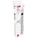 Emos P54016, prepäťová ochrana, 6 zásuviek, 3 m, biela