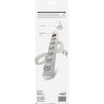 Emos P54017, prepäťová ochrana, 6 zásuviek, 5 m, biela