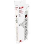 Emos P54017, prepäťová ochrana, 6 zásuviek, 5 m, biela
