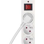 Emos P54017, prepäťová ochrana, 6 zásuviek, 5 m, biela