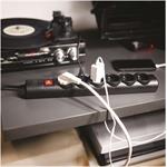 Emos P54018, prepäťová ochrana, 6 zásuviek, 1,5 m, čierna