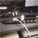 Emos P54019, prepäťová ochrana, 6 zásuviek, 3 m, čierna