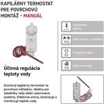 Emos P5682, termostat s kapilárnym čidlom T80F