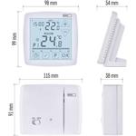 Emos P56A11, izbový programovateľný bezdrôtový OpenTherm termostat